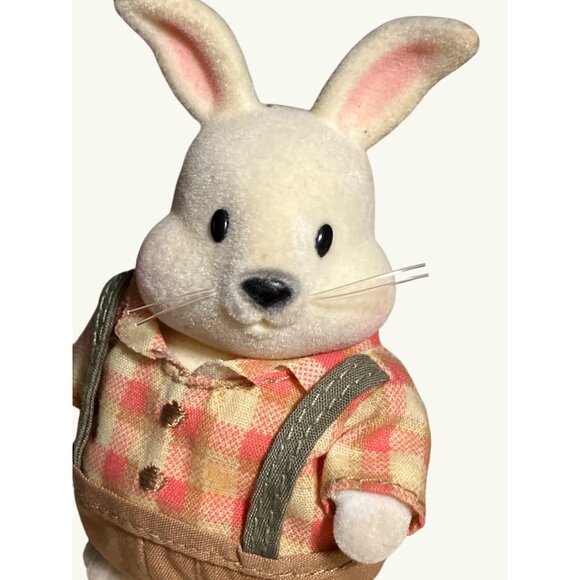 Lil Woodzeez Bunny Rabbit Couple Figurine Set - Picture 3 of 11